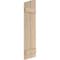 Ekena Millwork Sandblasted 2 Board Joined Board-n-Batten w/Elliptical Top Faux Wood Shutters, 11W x 76H, PR SHUBJL11X76SDPR - alternate 3